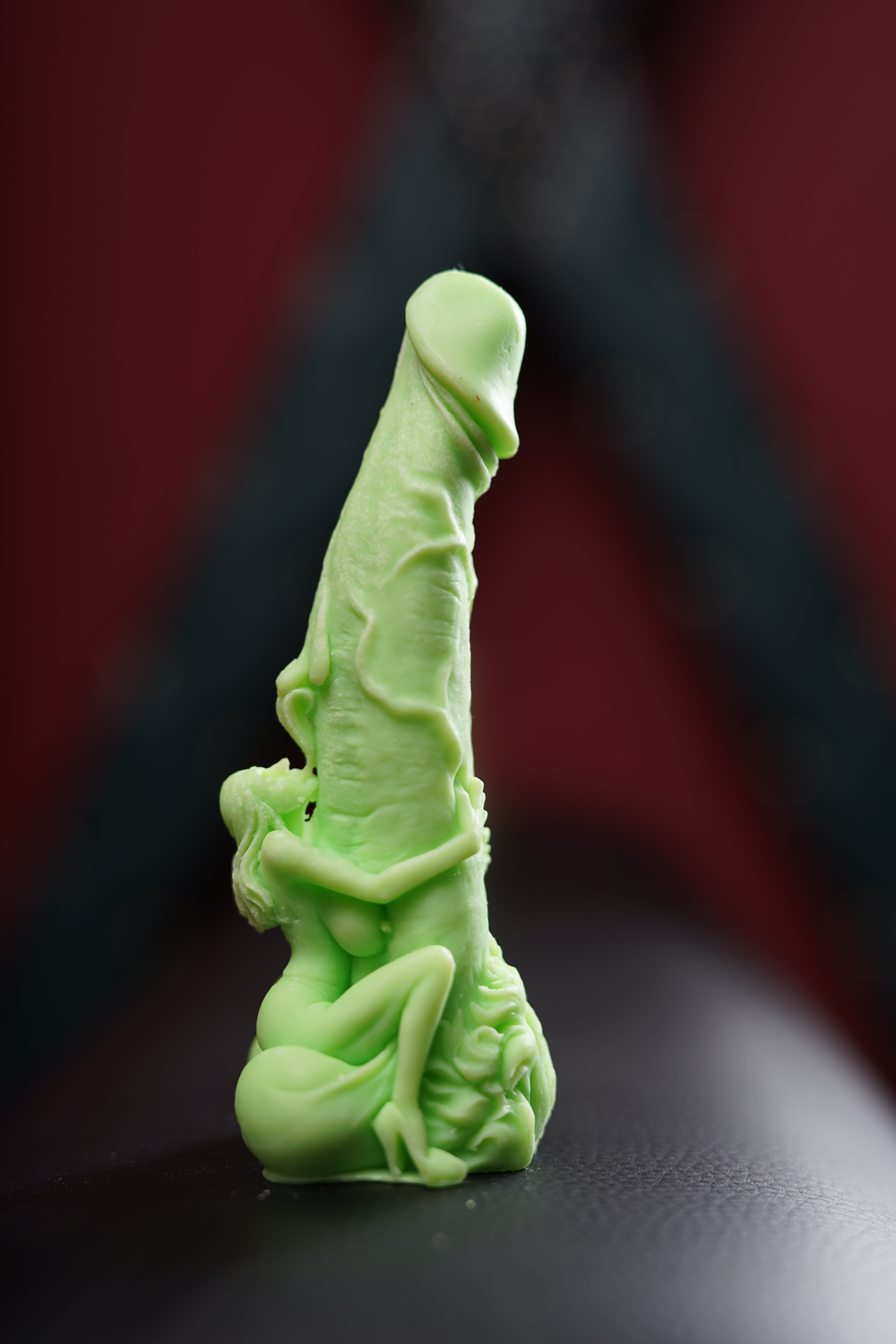 Penis Kerze Neon Grün