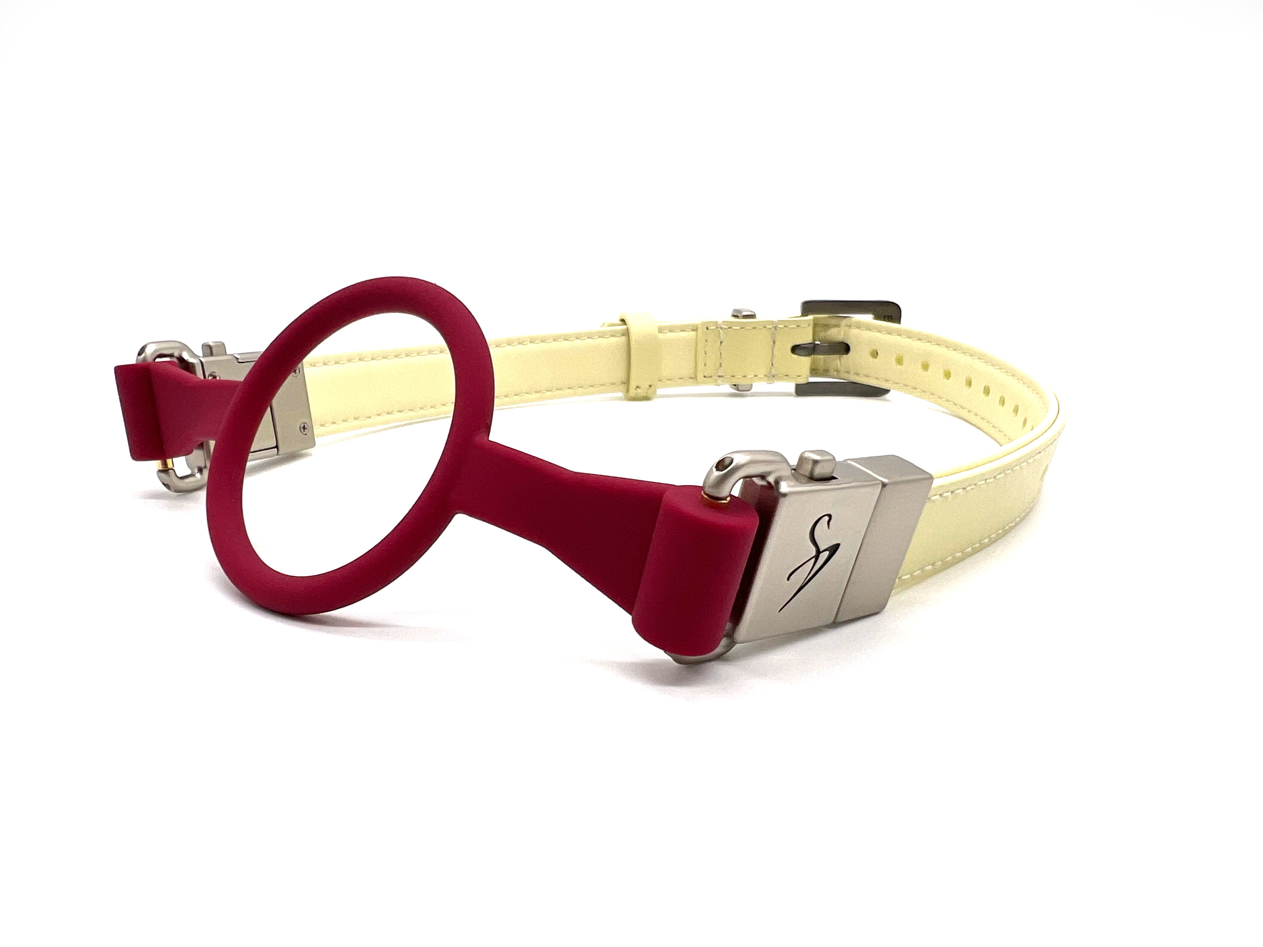 Black Swan  Gag Ring  Red Berry