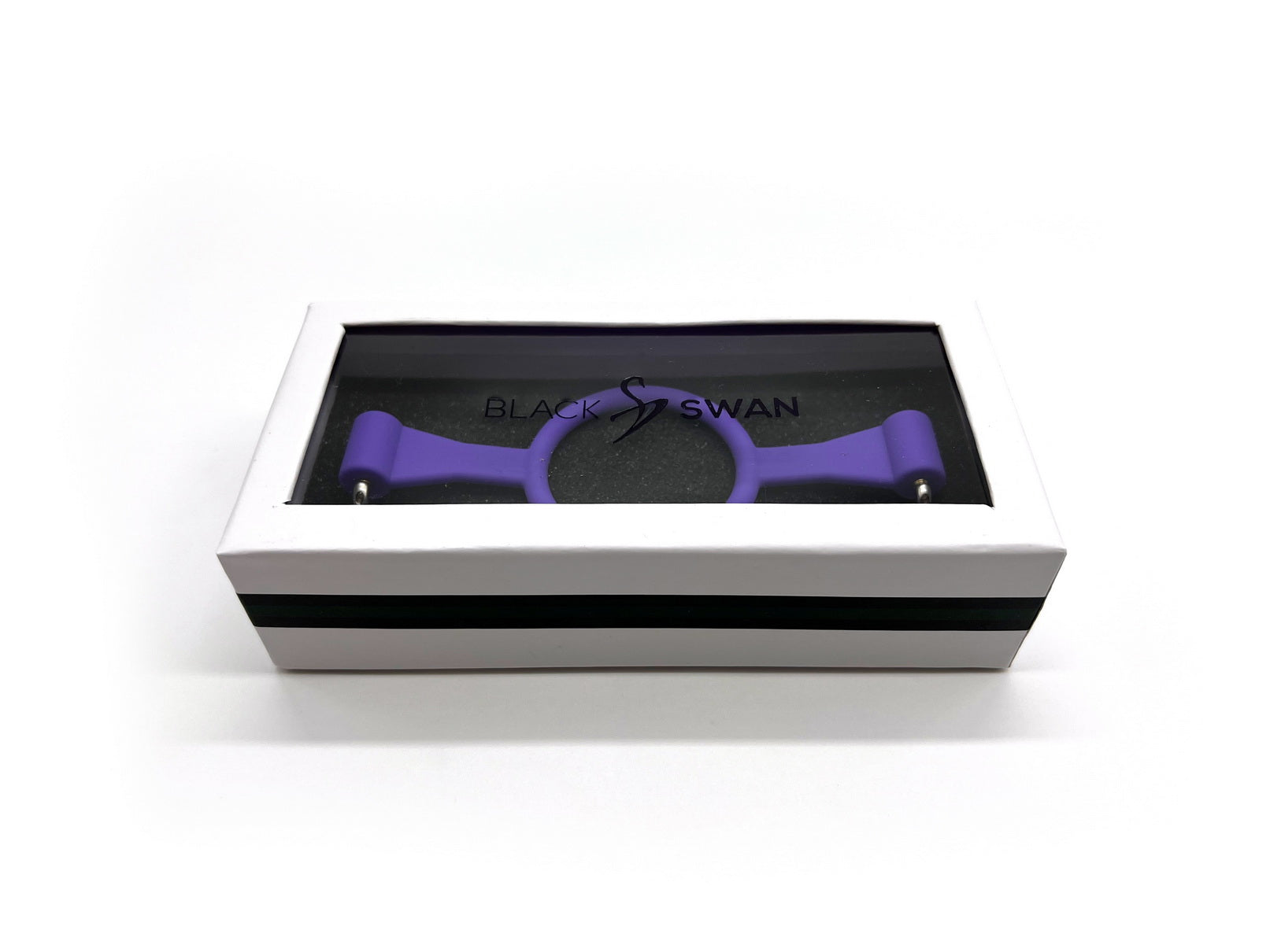 Black Swan  Gag Ring  Purple Creme
