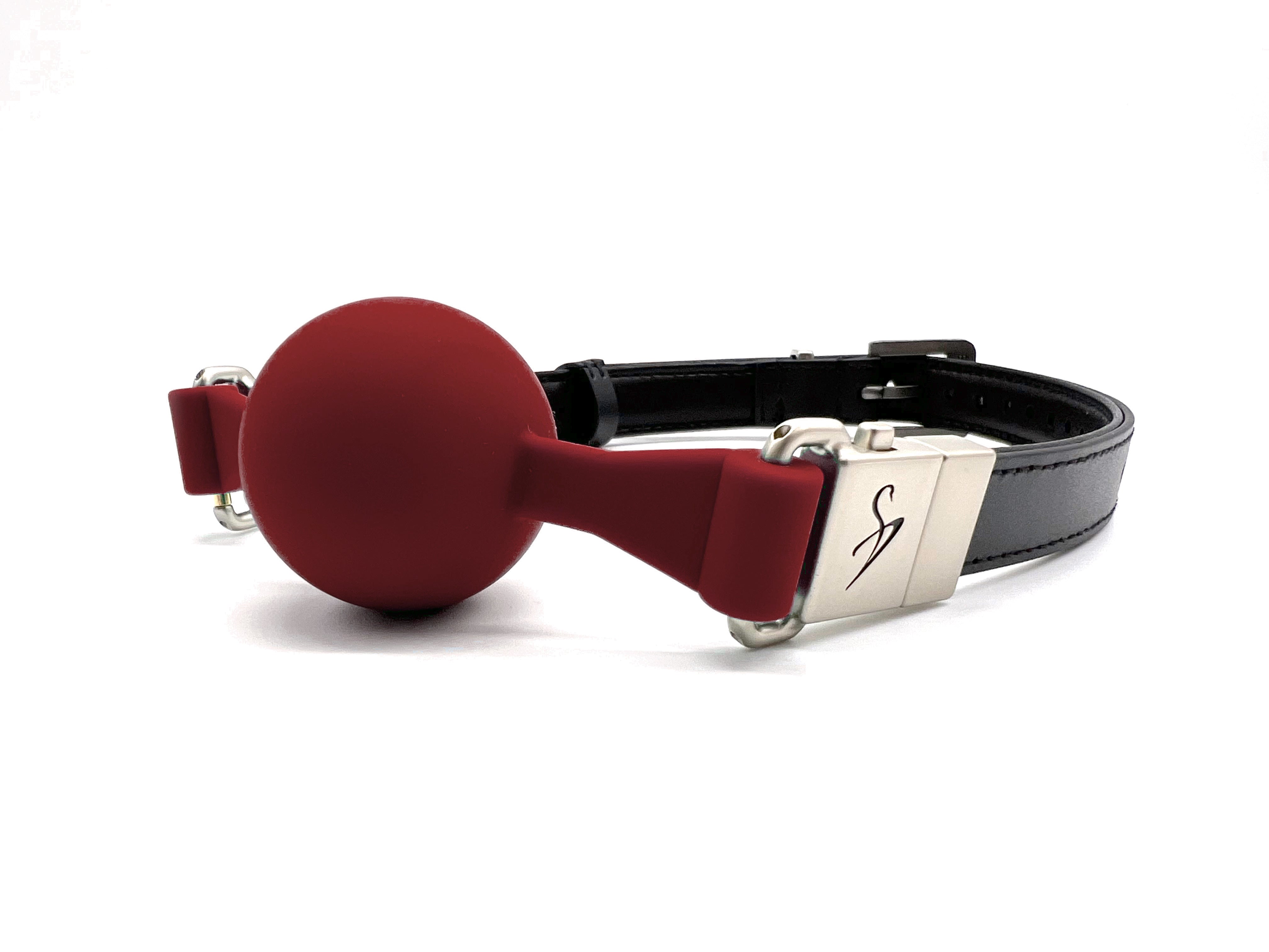 Black Swan  Gag Ball Set Black Berry