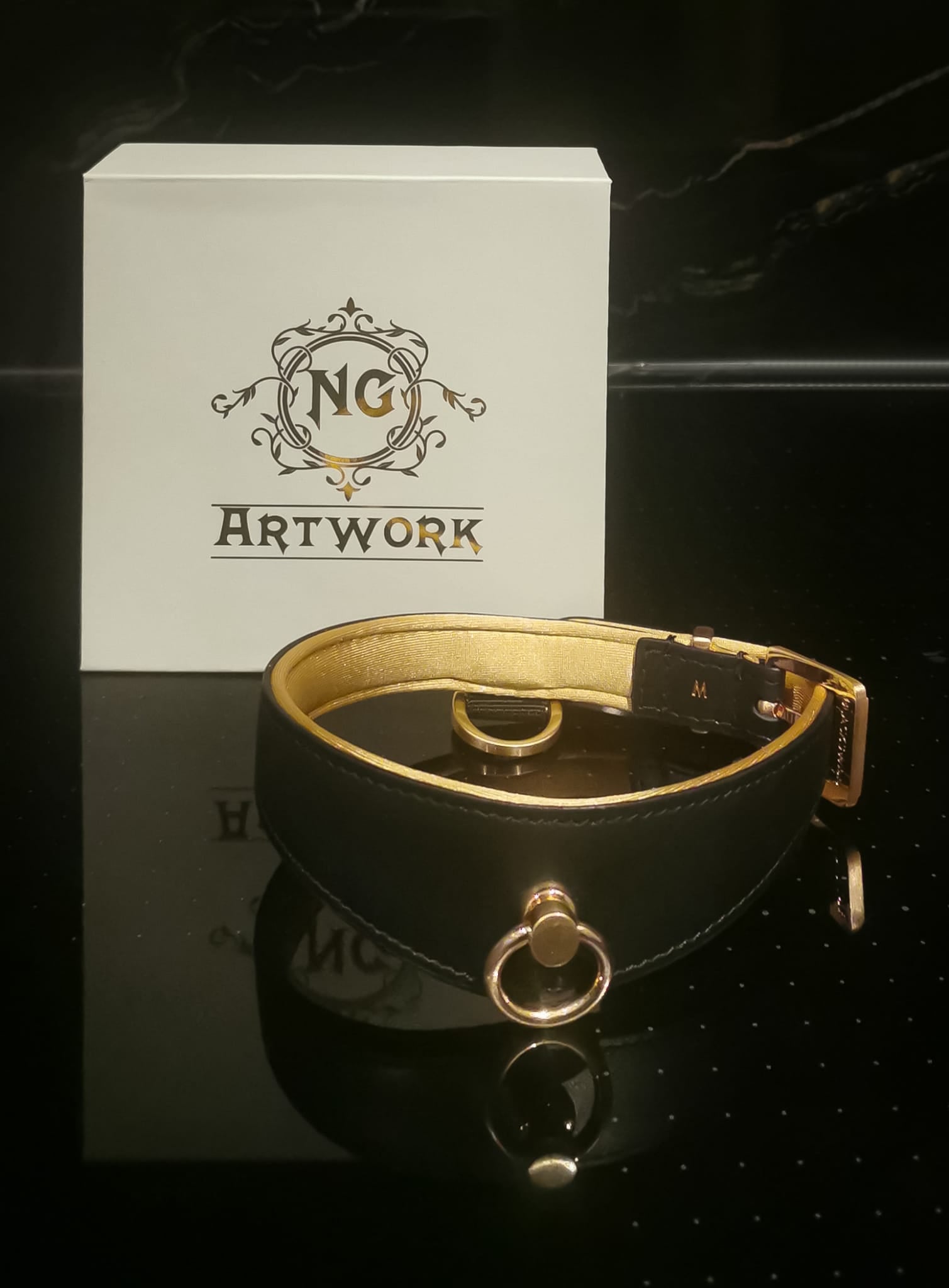 BS - NG Artwork Edition Collars Black Gold